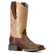 'Ariat' Women's 11" Women's Round Up Western Square Toe - Toasted Blanket / Copper Glow