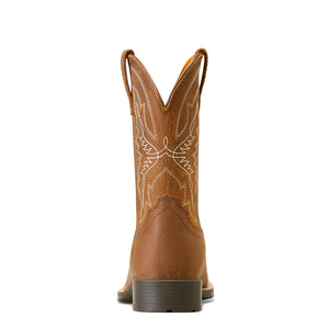 'Ariat' Youth 8.5" Hybrid Rancher Western Square Toe - Distressed Tan