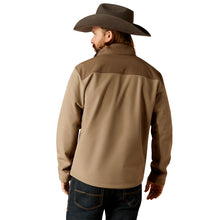 'Ariat' Men's Wyatt Softshell Jacket - Brindle / Major Brown