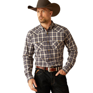 'Ariat' Men's Relentless Pursuit Button Down Shirt - Odyssey Grey