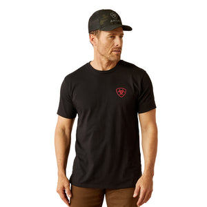 'Ariat' Men's Farm Raised T-Shirt - Black