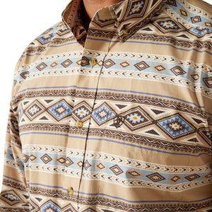 'Ariat' Men's Cory Classic Fit Button Down - Brown