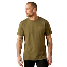 'Ariat' Men's Ropers Seal T-Shirt - Military Heather