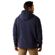 'Ariat' Men's FR DuraStretch Heavyweight Fleece Full Zip Hoodie - Navy