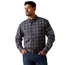 'Ariat' Men's FR Brando Work Shirt - Moonless Night