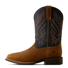 Sport Riggs Waterproof Wide Square Toe Cowboy Boot - Tanbark / Blue Nights