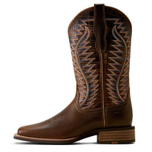 'ARIAT' Women's Monte Vista Wide Square Toe Western Boot - Wicker / Chocolate