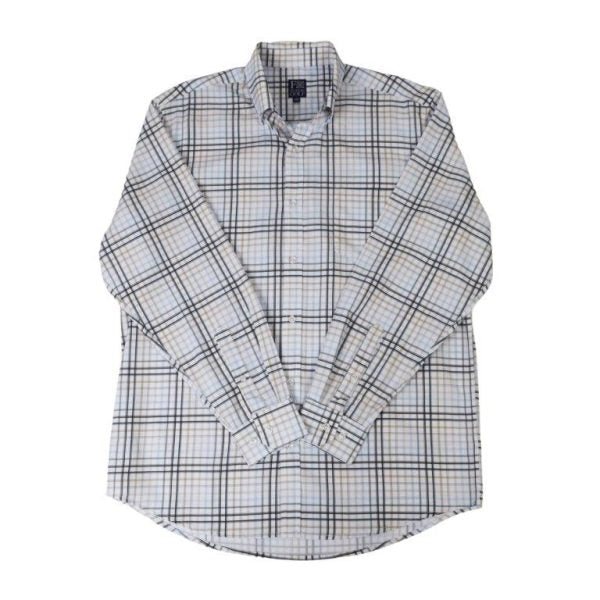 FX Fusion' Men's Rainbow Window Long Sleeve - Tan / White