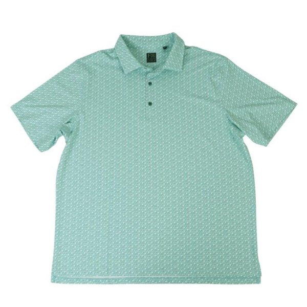 'FX Fusion' Men's Balls and Tees Polo - Mint
