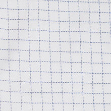 'FX Fusion' Men's Textured Checkered Long Sleeve - White / Steel