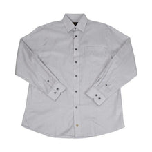 'FX Fusion' Men's Mini Jaquard Long Sleeve - Grey