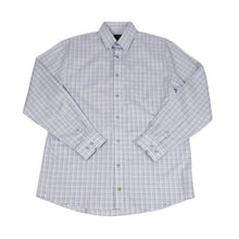 'FX Fusion' Men's Multi Checkered Long Sleeve - Blue Multi