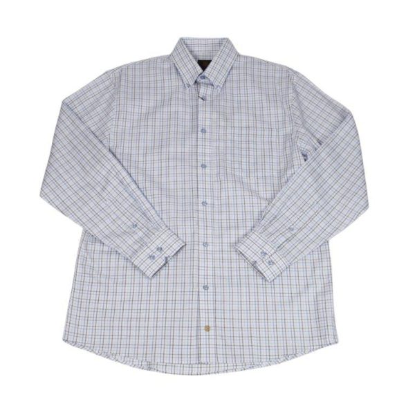 'FX Fusion' Men's Multi Checkered Long Sleeve - Blue Multi