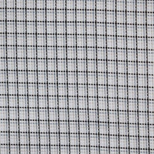 'FX Fusion' Men's Textured Mini Checkered Long Sleeve - Grey Multi