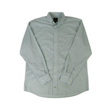 'FX Fusion' Men's Micro Checkered Long Sleeve - Green / White