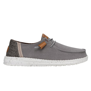 'Hey Dude' Women's Wendy Washed Canvas - Grey