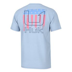 Huk' Men's Salute Tee - Ice Water – Trav's Outfitter
