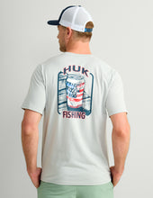 'Huk' Men's KC Americana Series T-Shirt - Harbor Mist