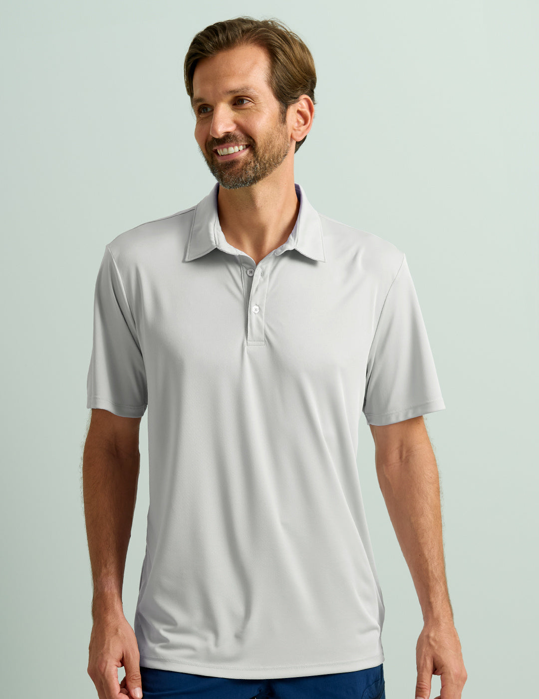 'Huk' Men's Pursuit Polo - Harbor Mist