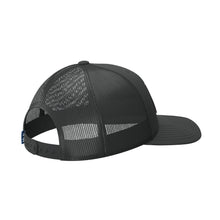 'Huk' Men's Mid-Profile Logo Trucker Hat - Black