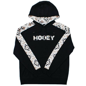 'Hooey' Men's "CANYON" Hoody - Black / White
