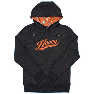 'Hooey' Women's "Prairie" Logo Hoody - Charcoal / Orange
