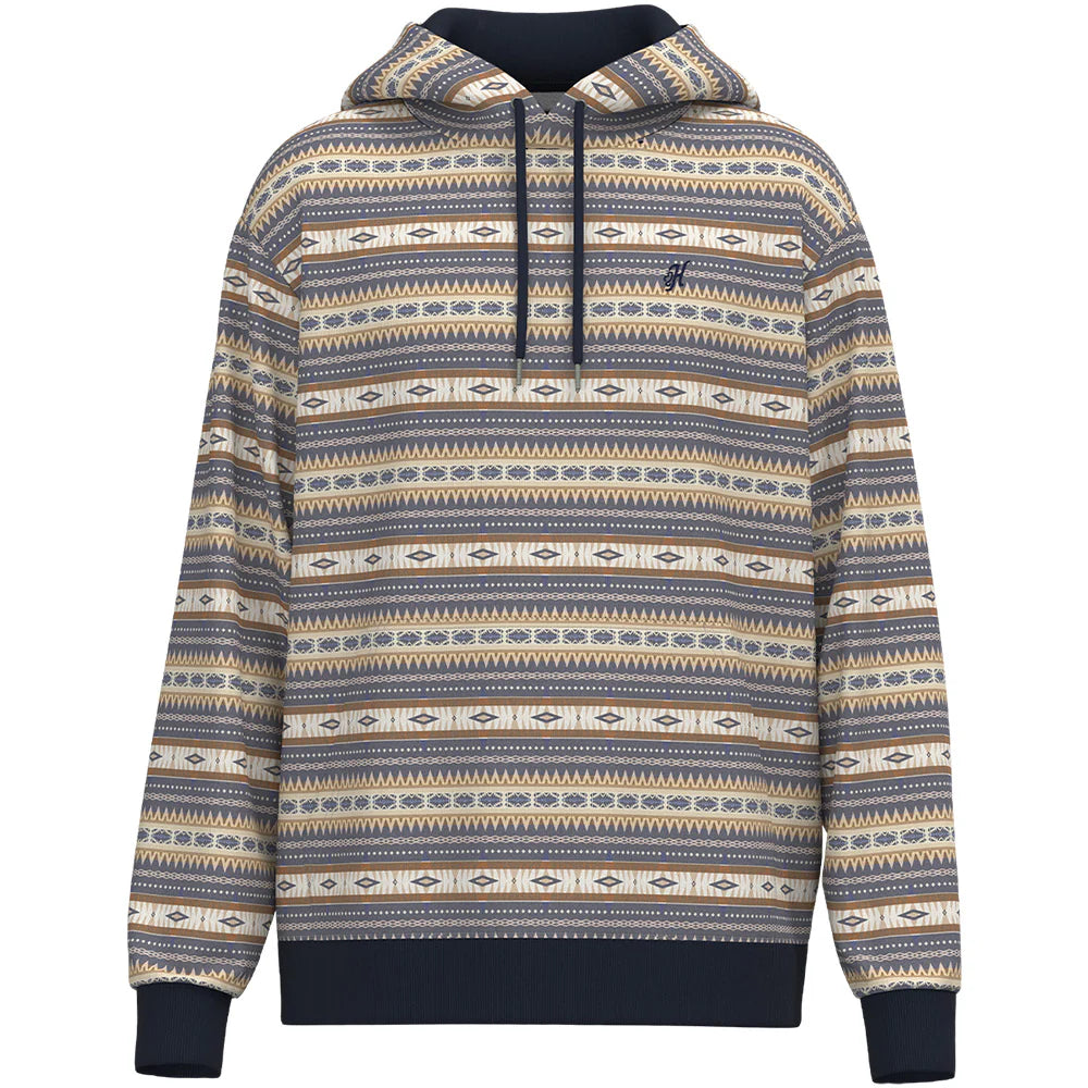 'Hooey' Men's Mesa Hoodie - Blue / Aztec