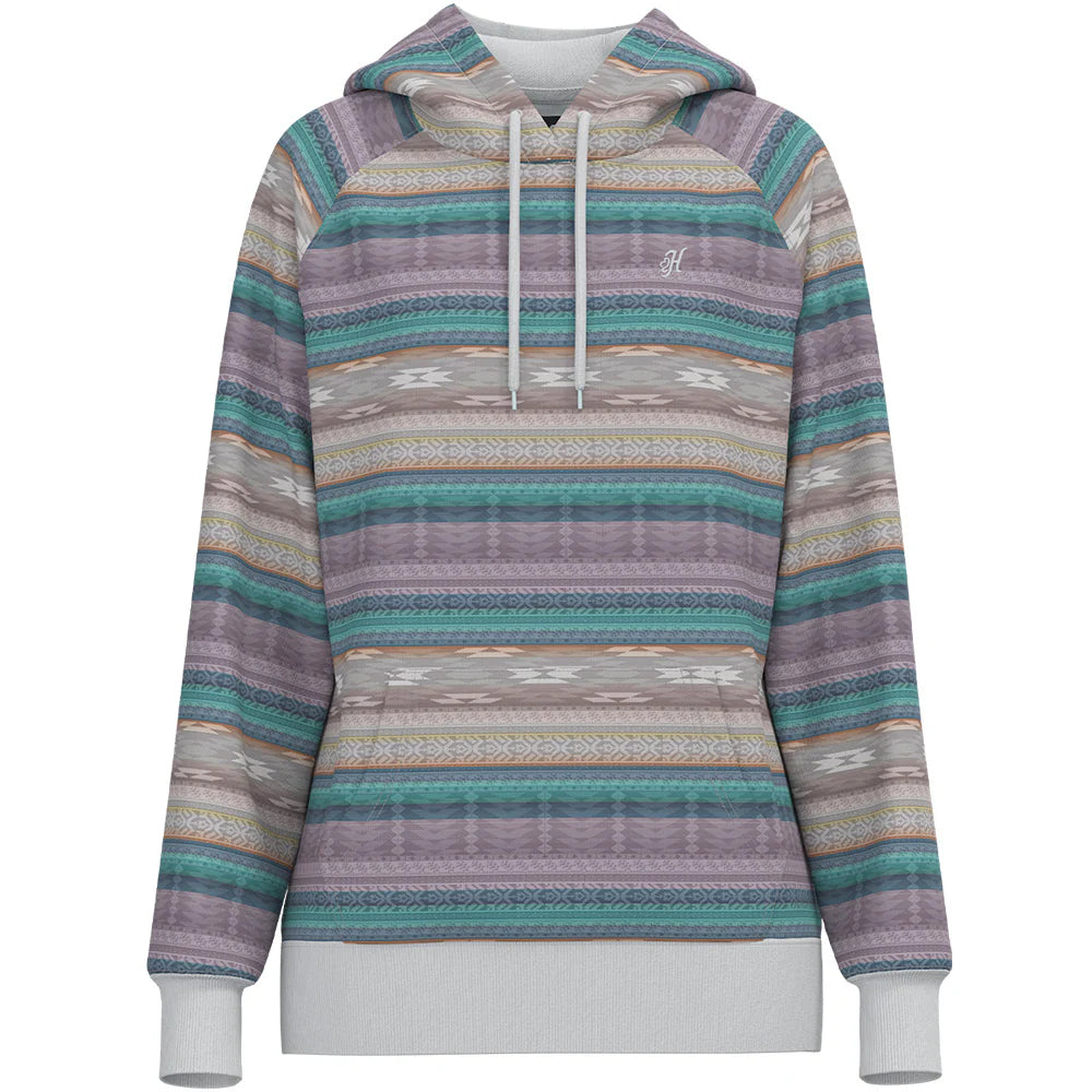 'Hooey' Women's Mesa Hoodie - Purple / Serape