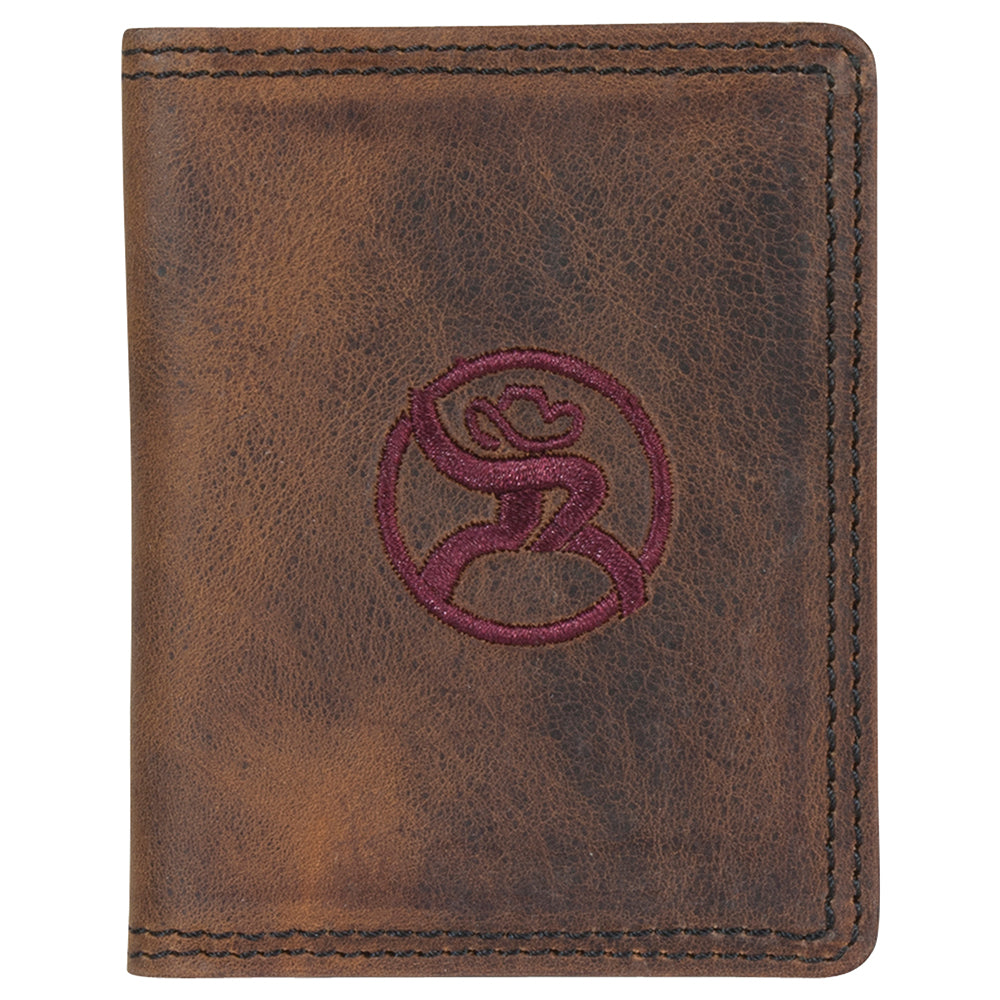 'TRENDITIONS' Men's Roughy Bifold Card Wallet - Brown