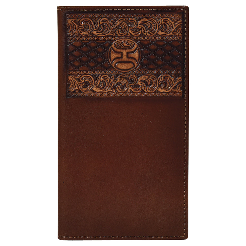 'TRENDITIONS' Men's Hooey Tooled Rodeo Wallet - Brown