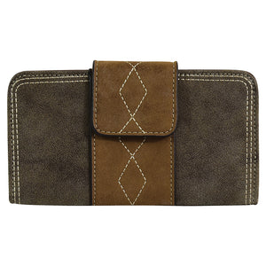 'TRENDITIONS' Women's Justin Wallet - Brown