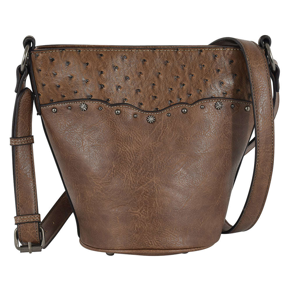 'TRENDITIONS' Women's Justin Bucket Bag - Brown