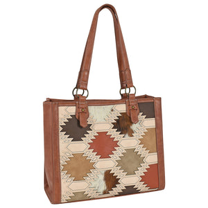 'TRENDITIONS' Women's Catchfly Southwest Tote - Brown