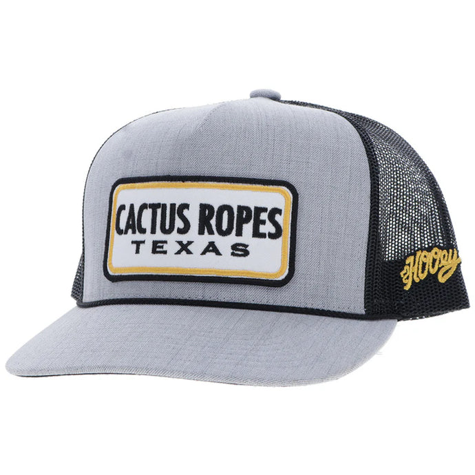 'Hooey' Men's Cactus Ropes Trucker Cap - Grey / Charcoal