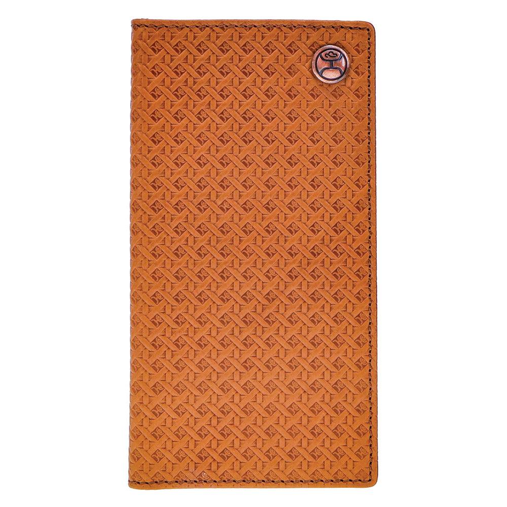 'HOOEY' Men's Basket Weave Rodeo Wallet - Tan