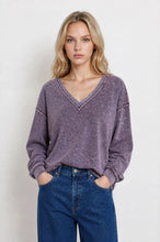 'Blu Pepper' Women's Inverted Seam Long Sleeve - Eggplant