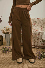 'Blu Pepper' Women's Side Panel Lounge Pants - Brown