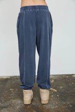'Blu Pepper' Women's Front Seam Lounge Pants - Navy
