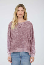 'Blu Pepper' Women's Long Sleeve Sweater - Maroon