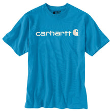'Carhartt' Men's Heavyweight Logo T-Shirt - Atomic Blue