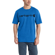 'Carhartt' Men's Heavyweight Logo T-Shirt - Beacon Blue Heather