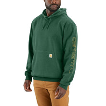 'Carhartt' Men's Midweight Sleeve Logo Hoodie - Frosted Balsam Heather