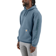 'Carhartt' Men's Midweight Sleeve Logo Hoodie - Thundercloud Heather