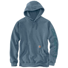 'Carhartt' Men's Midweight Sleeve Logo Hoodie - Thundercloud Heather