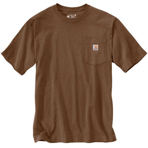 'Carhartt' Men's Loose Fit Heavyweight Pocket T-Shirt - Mocha Heather