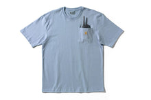 'Carhartt' Men's Loose Fit Heavyweight Pocket T-Shirt - Fog Blue