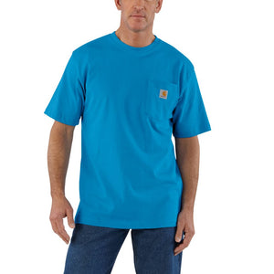 'Carhartt' Men's Loose Fit Heavyweight Pocket T-Shirt - Atomic Blue
