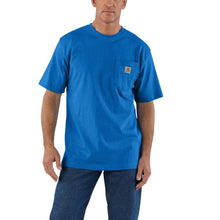 'Carhartt' Men's Loose Fit Heavyweight Pocket T-Shirt - Beacon Blue Heather