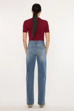 'Kancan' Women's Ophelia High Rise True Straight Jeans - Medium Blue