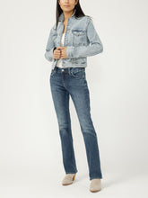'SILVERS JEANS CO' Women's Elyse Mid Rise Slim Bootcut Jeans - Indigo